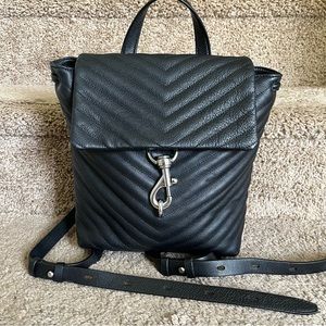 Rebecca Minkoff Edie Backpack black leather